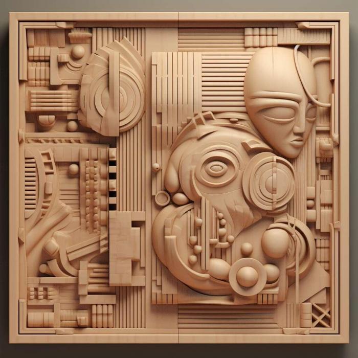 نموذج ثلاثي الأبعاد لآلة CNC 3D Art 